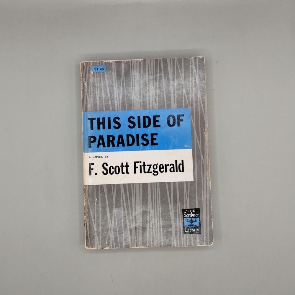 This Side of Paradise by F. Scott Fitzgerald  Scribner Library Edition